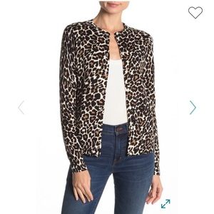 J.Crew Leopard Cardigan